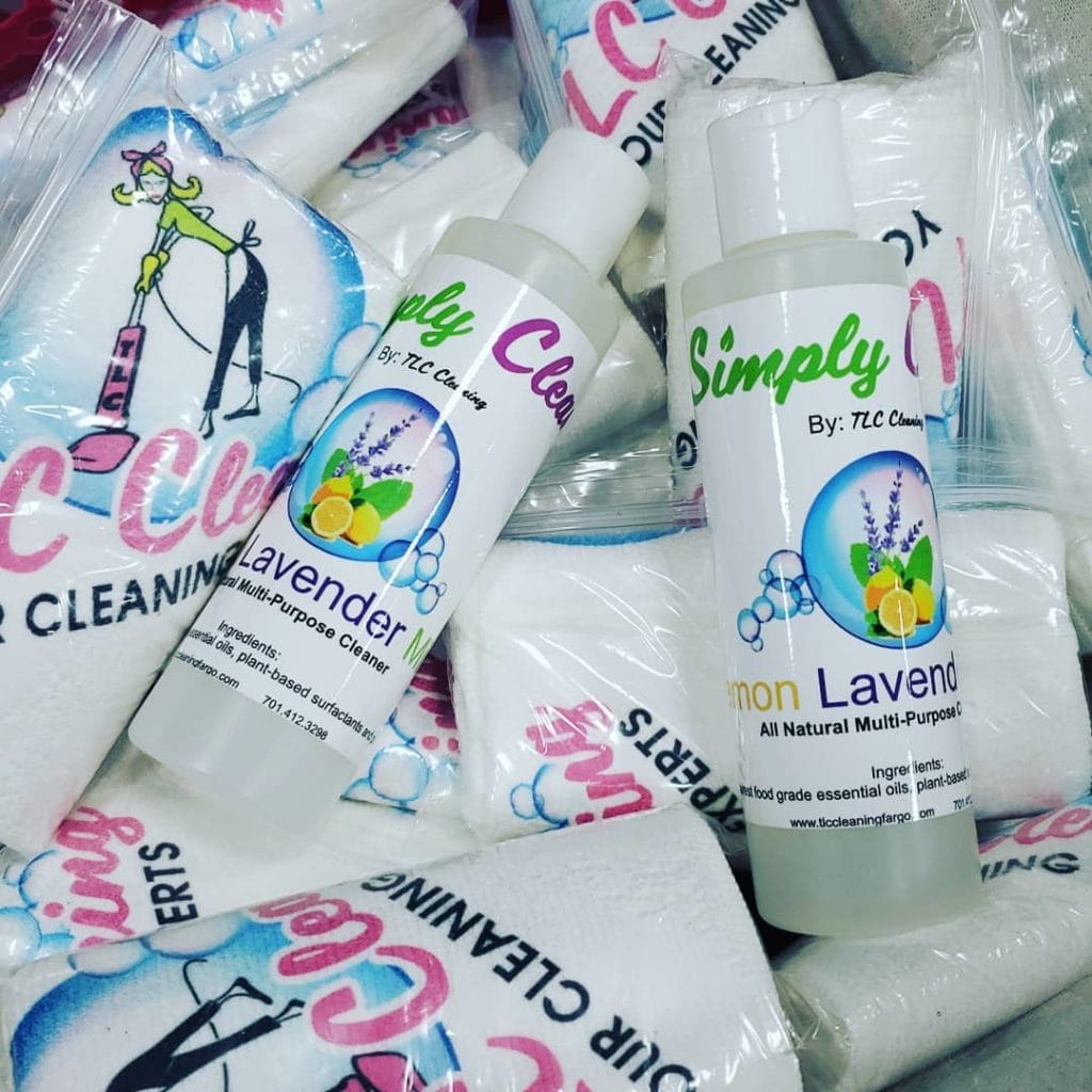 13 Things to Try and Make Cleaning Fun 3 Bottles of the TLC Cleaning products