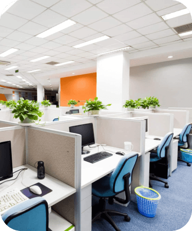 commercial cleaning services by TLC include office space